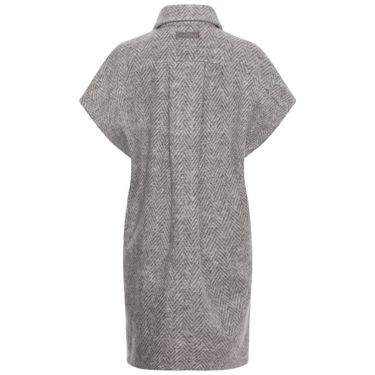 Heartmade Besa Cape, Grey Melange